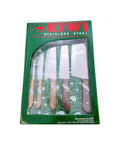 Bộ 5 dao kiwi cán gỗ tiện lợi W5W