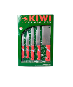 Bộ 5 dao Kiwi cán nhựa tiện lợi W5P