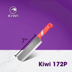 Kiwi - Dao nhà bếp 172p cán nhựa đỏ - R172P