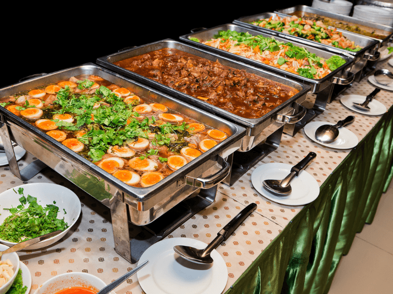 Dụng cụ chế biến và giữ ấm buffet