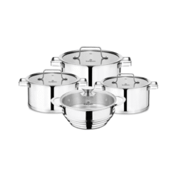 Bộ Nồi Inox 304 GliterX Kèm Xửng Hấp Inox 304 Size 20cm