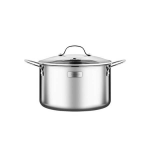 Nồi inox cao cấp 3 lớp đáy liền Trimax 20cm