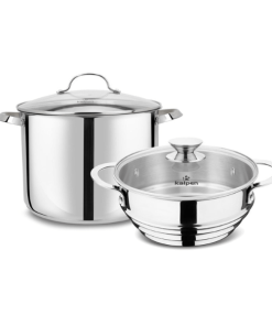 Nồi Luộc Gà Kèm Xửng Hấp Inox 304 Size 28cm