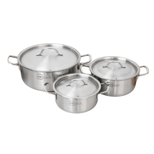 Bộ 3 nồi inox nắp inox Fivestar HT Cook HT-06DN