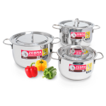 Bộ nồi 3 đáy Extra Infinity (0.6mm) 18cm - 20cm - 22cm - 180827 Nhà phân phối Zebra tại TPHCM: Hơn cả một địa chỉ bán hàng, đó là đối tác đồng hành