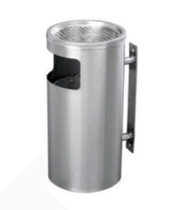 Thùng Rác Có CÂY GẠT TÀN THUỐC LÁ BẰNG INOX