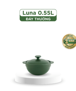 Nồi dưỡng sinh Luna 0.55L + nắp - Healthy Cook - Xanh Rêu