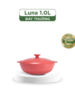 Nồi dưỡng sinh Luna 1.0 L + nắp (CK) - HealthyCook - Màu Đỏ 2