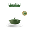 Nồi dưỡng sinh Luna 1.0 L + nắp (CK) - HealthyCook - Xanh Rêu