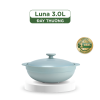 Nồi dưỡng sinh Luna (Nồi cạn) 3.0 L + nắp (CK) - Màu Xám 2