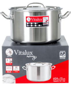 Nồi hầm 3 đáy Vitalux Infinity 24x15cm