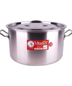 Nồi hầm Inox Vitalux 3 đáy nắp Inox 32x19cm - 171315