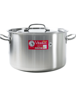 Nồi hầm Inox Vitalux 3 đáy nắp Inox 36x22cm - 171318