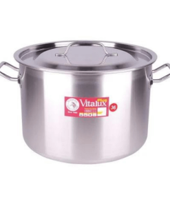 Nồi hầm Inox Vitalux 3 đáy nắp Inox 36x25cm - 171319