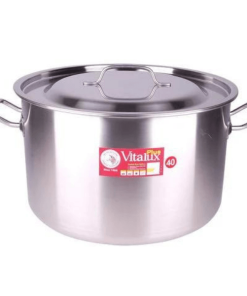 Nồi hầm Inox Vitalux 40x25cm nắp Inox 31L - 171322