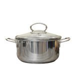 Nồi inox 3 đáy nắp kính 18 cm Fivestar FSN 18IN1