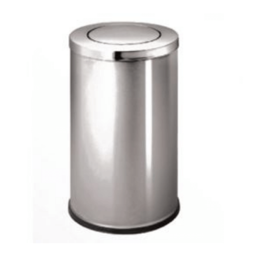 THÙNG ĐỰNG RÁC INOX A35-O (TRẮNG)