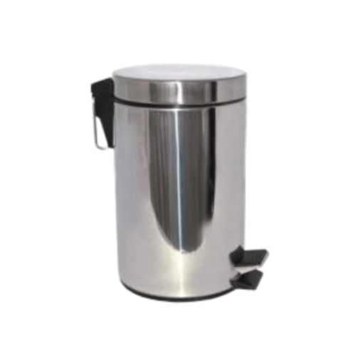 THÙNG RÁC INOX ĐẠP CHÂN 12 LÍT