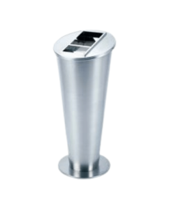 THÙNG RÁC INOX TRẮNG GẠT TÀN THUỐC