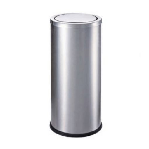 THÙNG RÁC INOX TRÒN A35-F