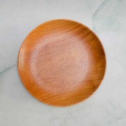 Dĩa Gỗ tròn mới 18cmx2.3cm DCNHMK (3)