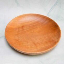Dĩa Gỗ tròn mới 18cmx2.3cm