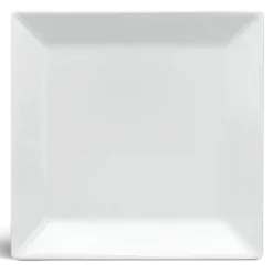 Dĩa vuông lá 25 cm - Daisy - Trắng DCNHMK (2)