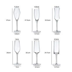 Ly Champagne flute: Tinh tế cho từng giọt vang sủi