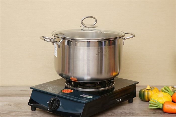 Nồi inox 3 đáy fivestar (1) Dụng Cụ Inox Fivestar Chính Hãng Giá Sỉ