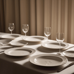 Cách Sắp Xếp Bát đĩa nhà hàng Fine Dining Hiệu Quả