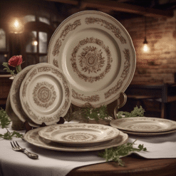 Lựa Chọn Bát Đĩa Nhà Hàng Phong Cách Cổ Điển Theo Phong Cách Nhà Hàng