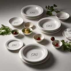 Cách Sắp Xếp Bát Đĩa Nhà Hàng In Logo Hiệu Quả