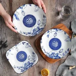 Cách Sắp Xếp Bộ bát đĩa ăn cơm Bát Tràng Hiệu Quả