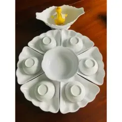 Bộ Bát Đĩa Bát Tràng Hoa Mặt Trời: Bừng Sáng Không Gian Ẩm Thực, Lan Tỏa Năng Lượng Tích Cực