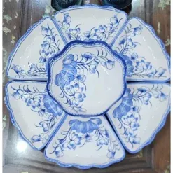 Dụng cụ nhà hàng Mekoong: Chuyên Cung Cấp Bộ bát đĩa Bát Tràng hoa mặt trời Chất Lượng Cao