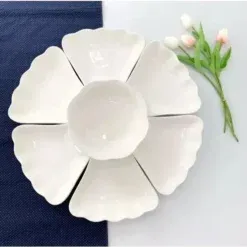 Các Loại Bộ bát đĩa Bát Tràng hoa mặt trời Phổ Biến