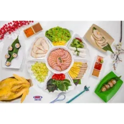 Bộ Bát Đĩa Bát Tràng Hoa Mặt Trời