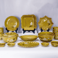 Bảng Giá Tham Khảo Bộ bát đĩa Bát Tràng men Hỏa Biến