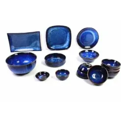 Bộ Bát Đĩa Bát Tràng Men Hỏa Biến DCNH (1)