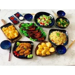 Bộ Bát Đĩa Bát Tràng Men Hỏa Biến DCNH (2)