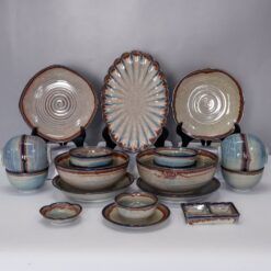 Tại Sao Nên Chọn Bộ bát đĩa Bát Tràng men Hỏa Biến?