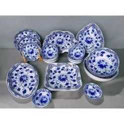 Dụng cụ nhà hàng Mekoong: Địa Chỉ Uy Tín Bộ Bát Đĩa Bát Tràng Men Lam Chất Lượng Cao