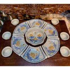 Bộ Bát Đĩa Bát Tràng Men Rạn DCNH (3)