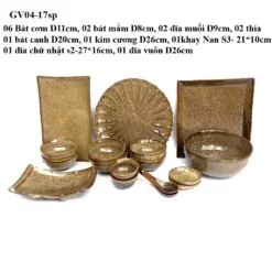 Tại Sao Lựa Chọn Bộ bát đĩa Bát Tràng men xanh rêu Quan Trọng?