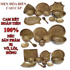Bộ bát đĩa Bát Tràng men xanh rêu Là Gì?
