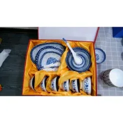 Dụng cụ nhà hàng Mekoong: Chuyên Cung Cấp Bộ bát đĩa Bát Tràng phong cách cổ điển Chất Lượng Cao