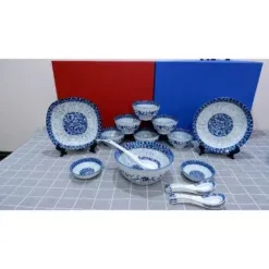 Lựa Chọn Bộ bát đĩa Bát Tràng phong cách cổ điển Theo Phong Cách Nhà Hàng