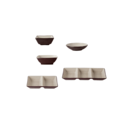 Bộ bát đĩa nhám hai lớp melamine Fataco 800x800 (3)