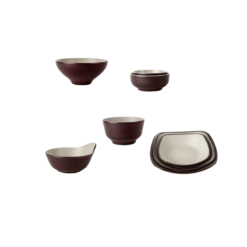 Bộ bát đĩa nhám hai lớp melamine Fataco 800x800 (4)