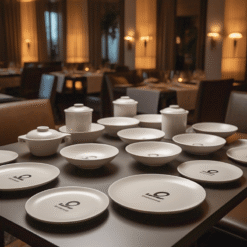 Lựa Chọn Bộ Bát Đĩa Bát Tràng In Logo Theo Phong Cách Nhà Hàng